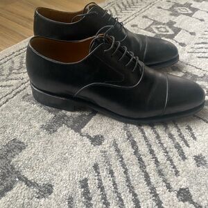 Meermin Black Captoe Oxford